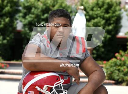 Thumbnail 2 in Mater Dei (Preseason Football Photoshoot) photogallery.
