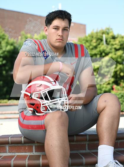 Thumbnail 2 in Mater Dei (Preseason Football Photoshoot) photogallery.