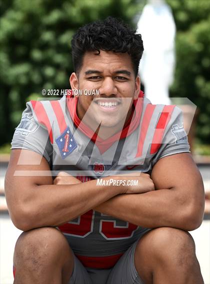 Thumbnail 1 in Mater Dei (Preseason Football Photoshoot) photogallery.