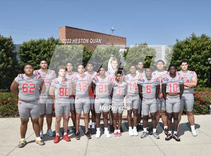 Thumbnail 1 in Mater Dei (Preseason Football Photoshoot) photogallery.