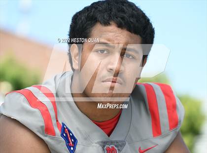 Thumbnail 1 in Mater Dei (Preseason Football Photoshoot) photogallery.