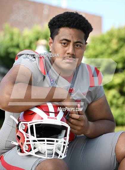 Thumbnail 2 in Mater Dei (Preseason Football Photoshoot) photogallery.