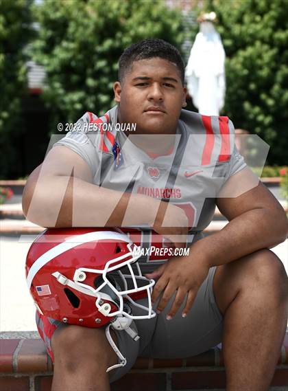 Thumbnail 2 in Mater Dei (Preseason Football Photoshoot) photogallery.