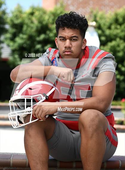 Thumbnail 1 in Mater Dei (Preseason Football Photoshoot) photogallery.