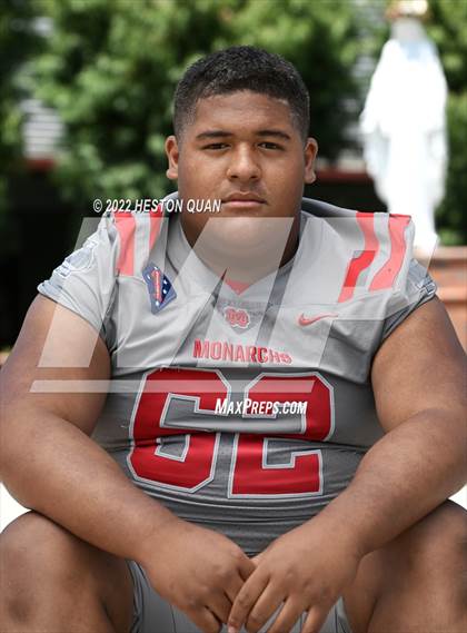 Thumbnail 2 in Mater Dei (Preseason Football Photoshoot) photogallery.