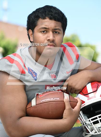 Thumbnail 1 in Mater Dei (Preseason Football Photoshoot) photogallery.