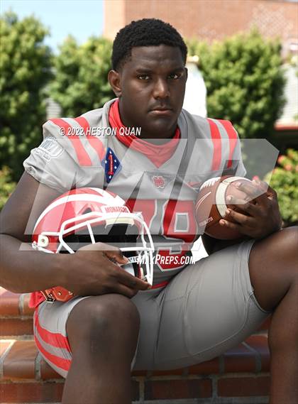 Thumbnail 2 in Mater Dei (Preseason Football Photoshoot) photogallery.