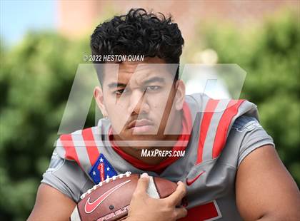 Thumbnail 3 in Mater Dei (Preseason Football Photoshoot) photogallery.