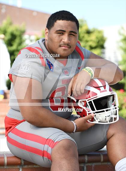 Thumbnail 2 in Mater Dei (Preseason Football Photoshoot) photogallery.