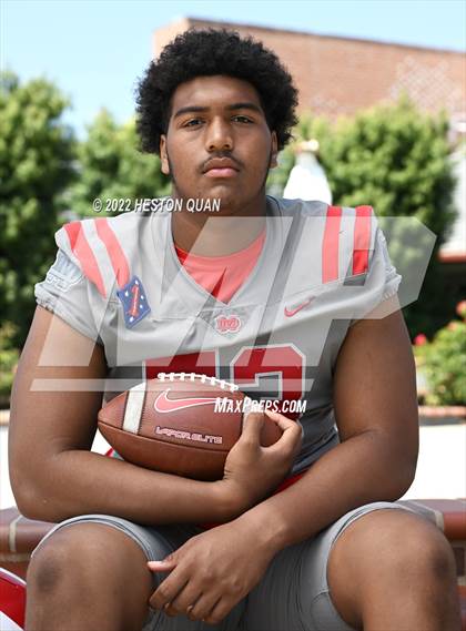 Thumbnail 3 in Mater Dei (Preseason Football Photoshoot) photogallery.