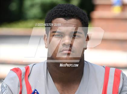 Thumbnail 3 in Mater Dei (Preseason Football Photoshoot) photogallery.