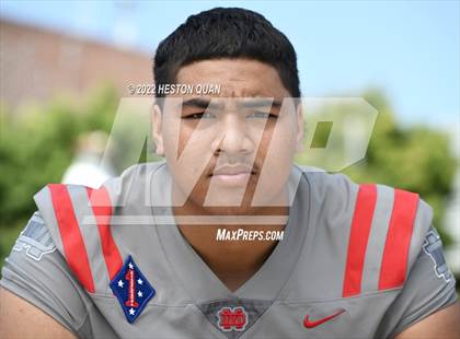 Thumbnail 1 in Mater Dei (Preseason Football Photoshoot) photogallery.
