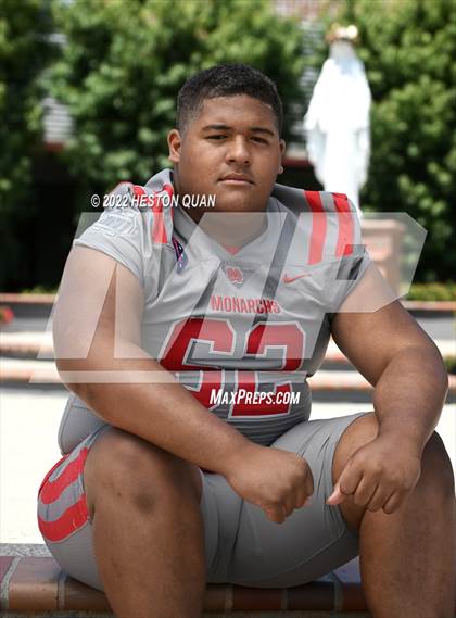 Thumbnail 1 in Mater Dei (Preseason Football Photoshoot) photogallery.