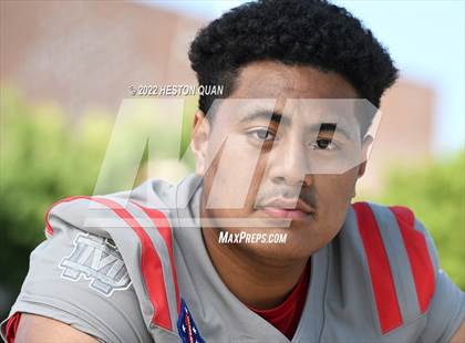 Thumbnail 3 in Mater Dei (Preseason Football Photoshoot) photogallery.