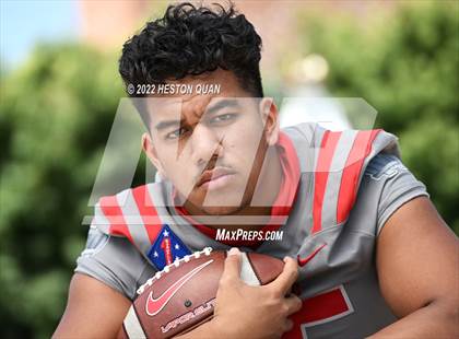 Thumbnail 1 in Mater Dei (Preseason Football Photoshoot) photogallery.