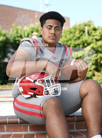 Thumbnail 1 in Mater Dei (Preseason Football Photoshoot) photogallery.