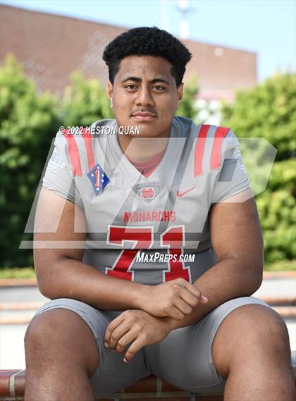Thumbnail 3 in Mater Dei (Preseason Football Photoshoot) photogallery.