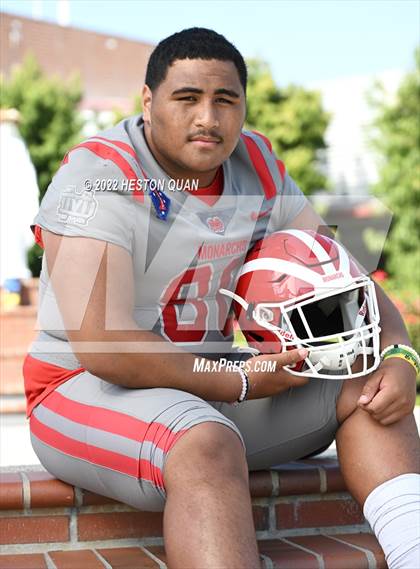 Thumbnail 3 in Mater Dei (Preseason Football Photoshoot) photogallery.