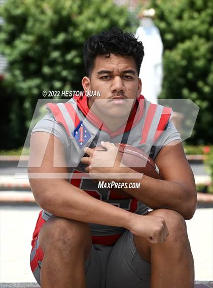 Thumbnail 2 in Mater Dei (Preseason Football Photoshoot) photogallery.