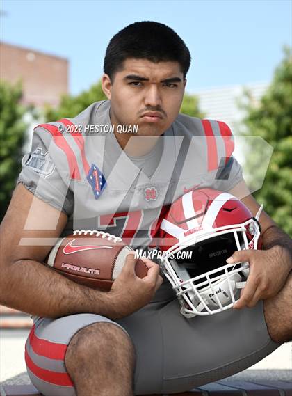 Thumbnail 3 in Mater Dei (Preseason Football Photoshoot) photogallery.