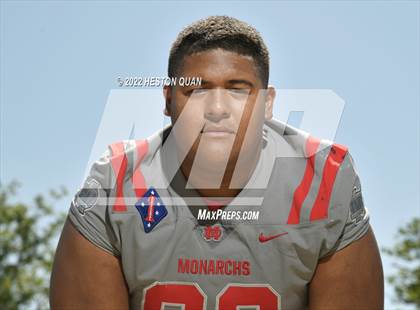 Thumbnail 2 in Mater Dei (Preseason Football Photoshoot) photogallery.