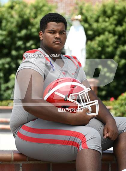 Thumbnail 3 in Mater Dei (Preseason Football Photoshoot) photogallery.