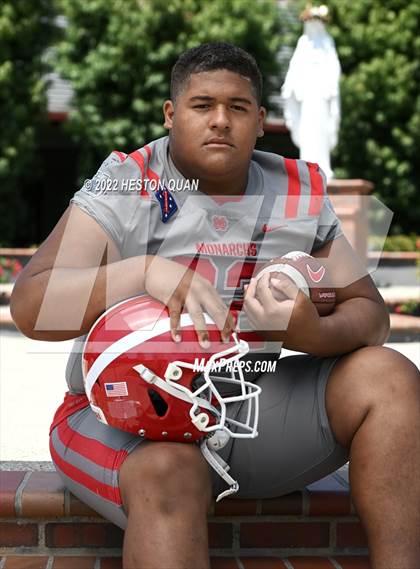 Thumbnail 3 in Mater Dei (Preseason Football Photoshoot) photogallery.