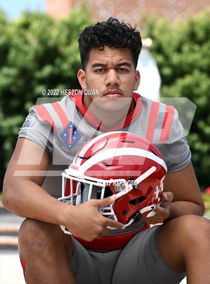 Thumbnail 3 in Mater Dei (Preseason Football Photoshoot) photogallery.