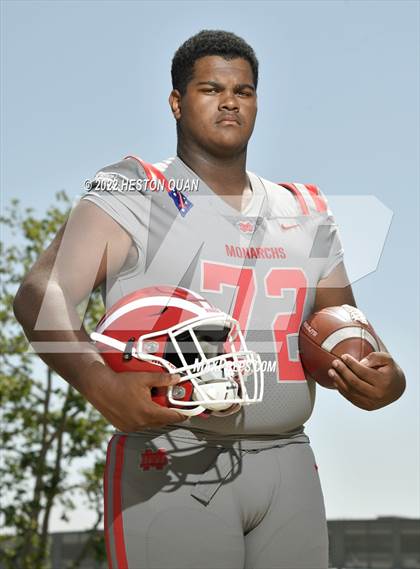 Thumbnail 2 in Mater Dei (Preseason Football Photoshoot) photogallery.