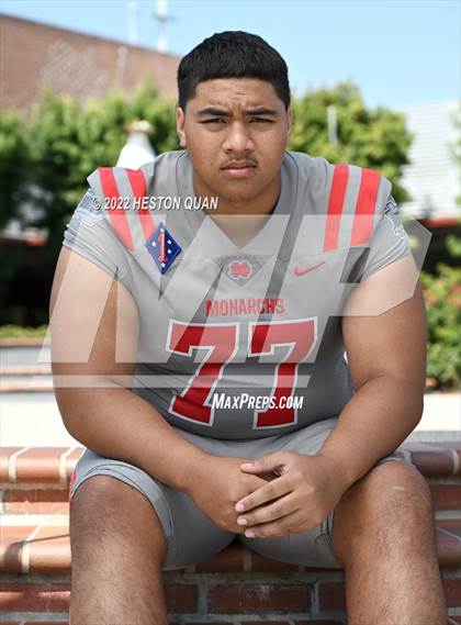 Thumbnail 3 in Mater Dei (Preseason Football Photoshoot) photogallery.