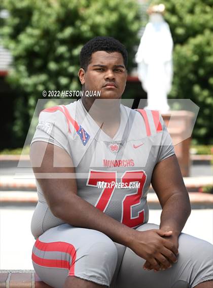 Thumbnail 3 in Mater Dei (Preseason Football Photoshoot) photogallery.