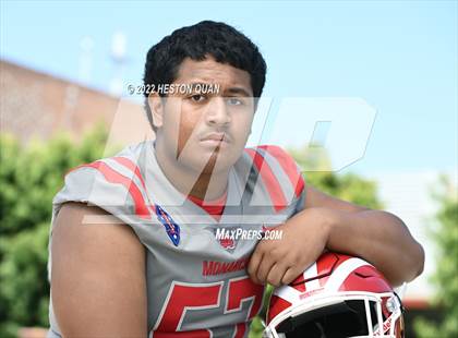 Thumbnail 3 in Mater Dei (Preseason Football Photoshoot) photogallery.