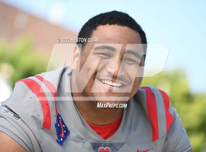 Thumbnail 3 in Mater Dei (Preseason Football Photoshoot) photogallery.