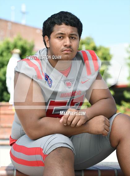 Thumbnail 2 in Mater Dei (Preseason Football Photoshoot) photogallery.
