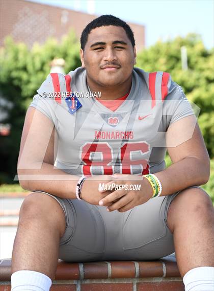 Thumbnail 2 in Mater Dei (Preseason Football Photoshoot) photogallery.
