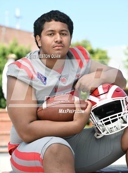 Thumbnail 1 in Mater Dei (Preseason Football Photoshoot) photogallery.