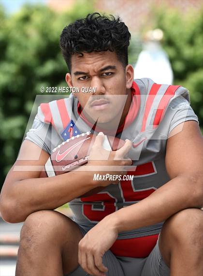 Thumbnail 2 in Mater Dei (Preseason Football Photoshoot) photogallery.