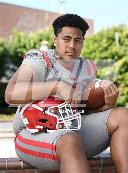 Thumbnail 2 in Mater Dei (Preseason Football Photoshoot) photogallery.