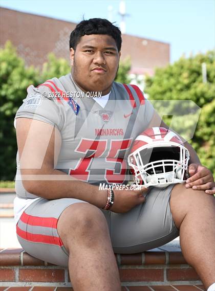 Thumbnail 3 in Mater Dei (Preseason Football Photoshoot) photogallery.
