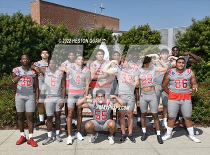 Thumbnail 2 in Mater Dei (Preseason Football Photoshoot) photogallery.