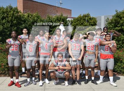 Thumbnail 3 in Mater Dei (Preseason Football Photoshoot) photogallery.