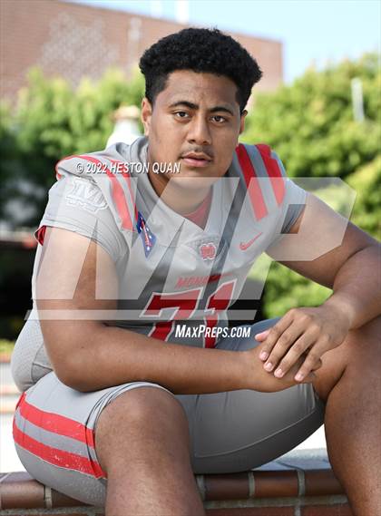 Thumbnail 3 in Mater Dei (Preseason Football Photoshoot) photogallery.