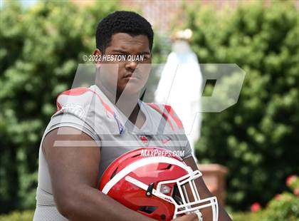 Thumbnail 1 in Mater Dei (Preseason Football Photoshoot) photogallery.