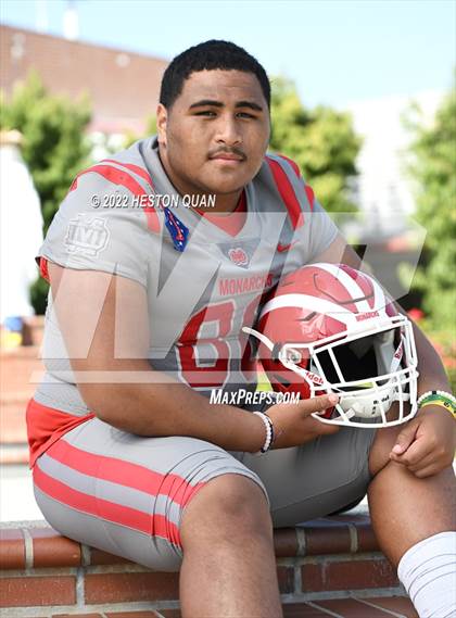 Thumbnail 2 in Mater Dei (Preseason Football Photoshoot) photogallery.