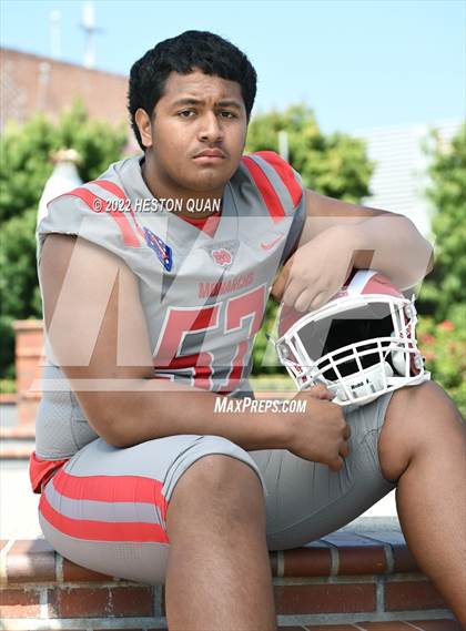 Thumbnail 2 in Mater Dei (Preseason Football Photoshoot) photogallery.