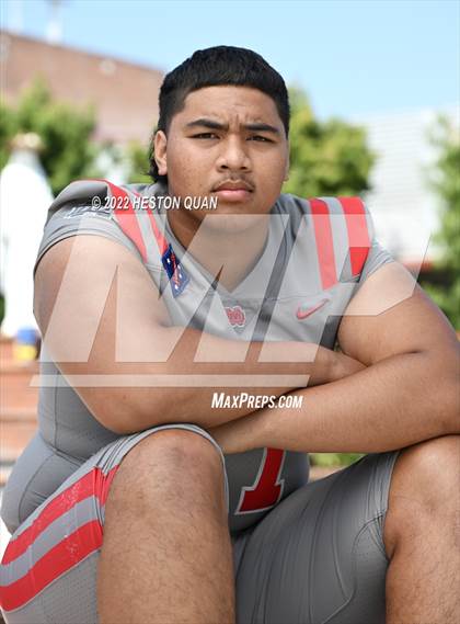 Thumbnail 2 in Mater Dei (Preseason Football Photoshoot) photogallery.