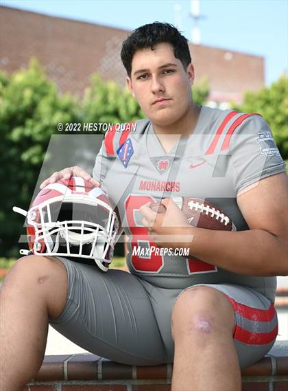 Thumbnail 1 in Mater Dei (Preseason Football Photoshoot) photogallery.