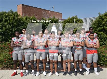 Thumbnail 2 in Mater Dei (Preseason Football Photoshoot) photogallery.