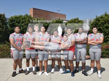 Thumbnail 2 in Mater Dei (Preseason Football Photoshoot) photogallery.
