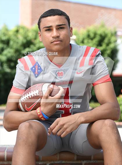 Thumbnail 2 in Mater Dei (Preseason Football Photoshoot) photogallery.
